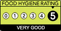 Anaz has a 5-Star Food Hygiene Rating.